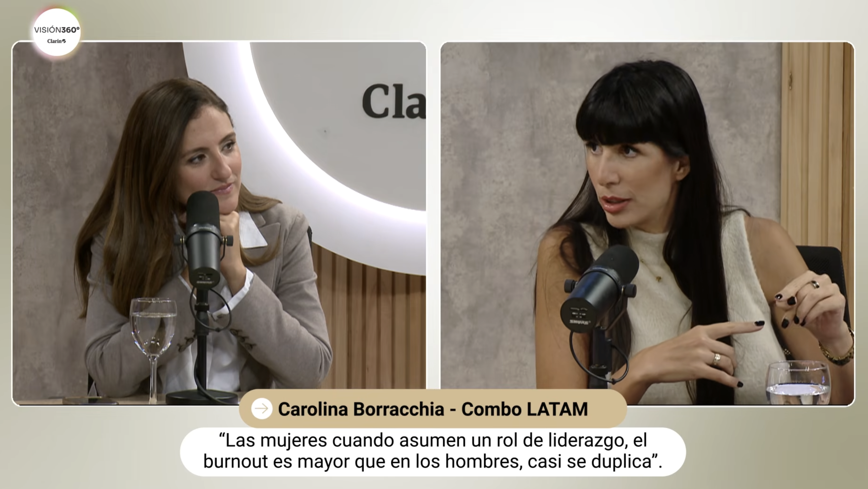 Carolina Borracchia en Visión 360 de Clarín